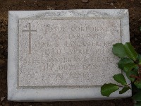 Struma Military Cemetery - Harding, Albert